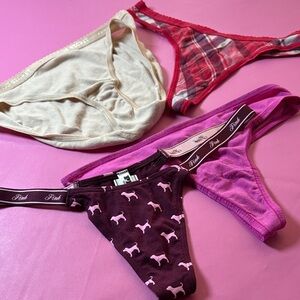 Set of Four Women's Panties in Various Colors